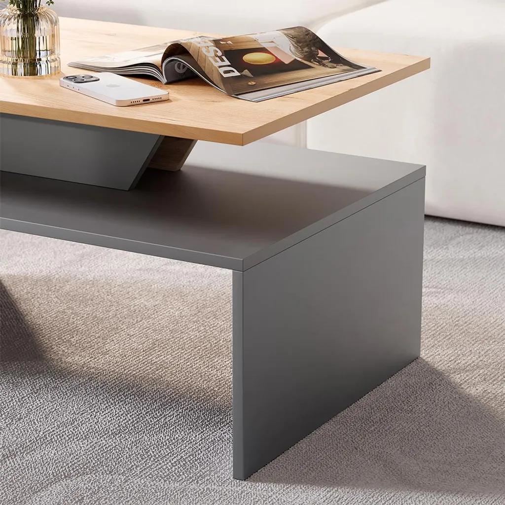 Table basse Vicco Arden résistante et facile à monter pour salon moderne