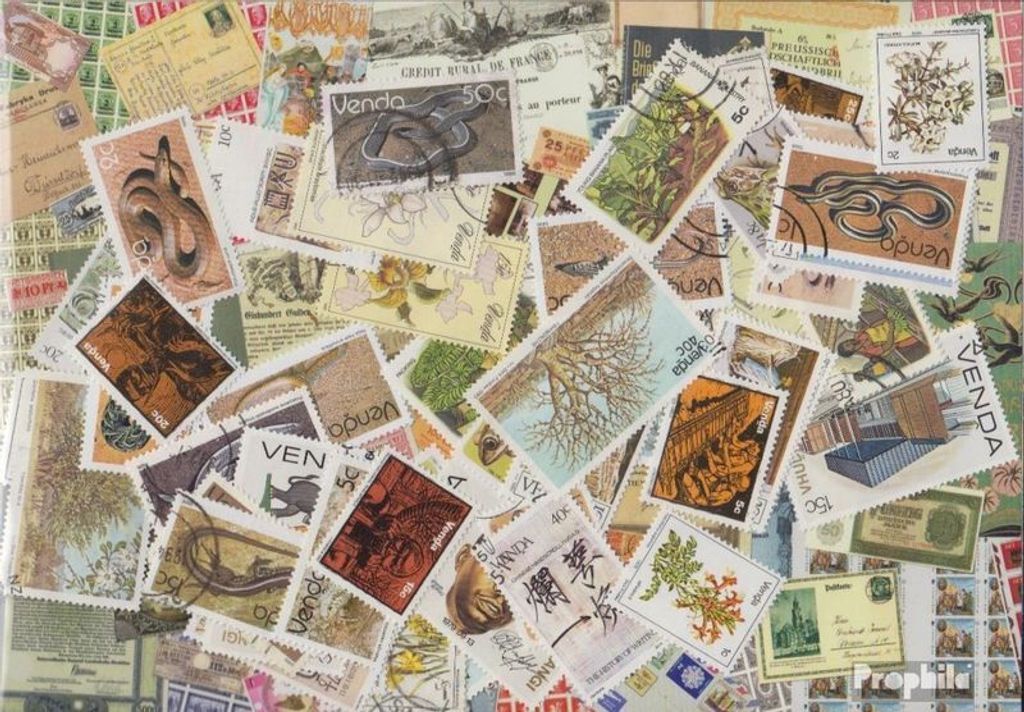 Briefmarken Südafrika - Venda 200 verschiedene Marken