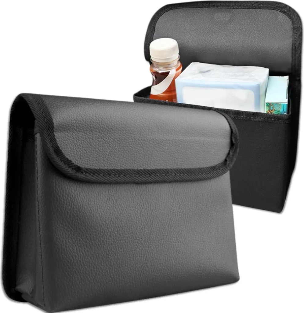 ORDINE SUBITO! EDIBAZZAR Organizer Auto Universale Nero con Serratura
