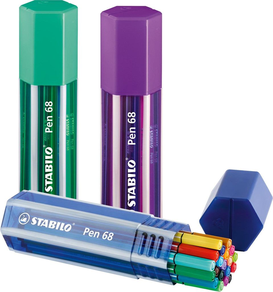 Prémiový vláknový fix - STABILO Pen 68 - 6820-1 - 20 ks Big Obrázek produktu 