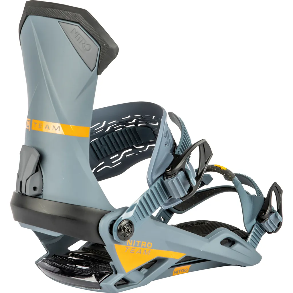 Fixation de snowboard Nitro TEAM Gunmetal - Taille M pour Hommes - 3