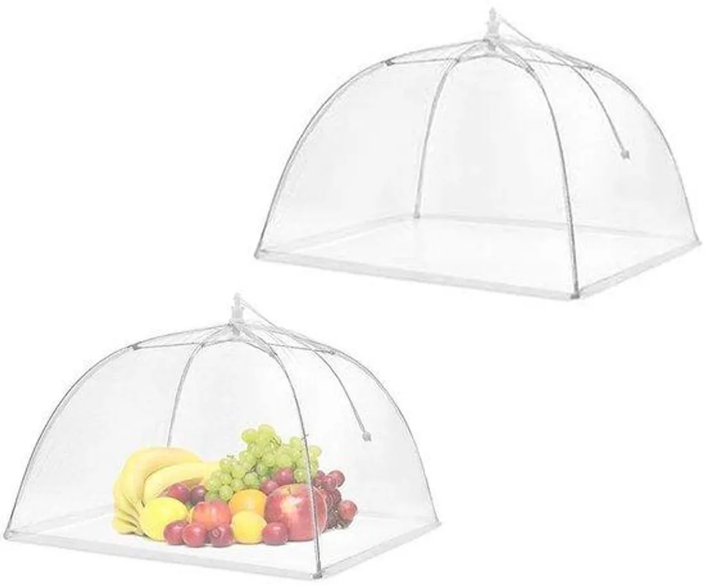 Housse alimentaire anti-insectes pliable : Finies les mouches à table !