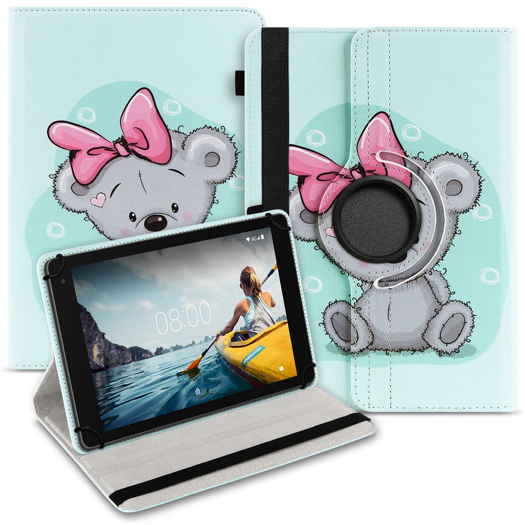 Tablet Tasche für Medion Lifetab E10421 E10420 E10440 Hülle Schutzhülle DrehbarFarbe:Motiv 15