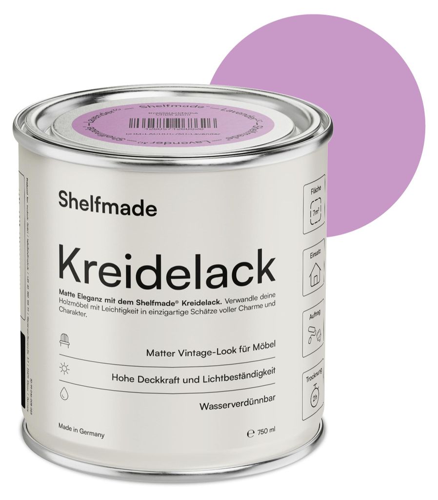 Kreidefarbe Möbel Shabby Chic Holzlack DIY - Chalk Paint Produktbild 