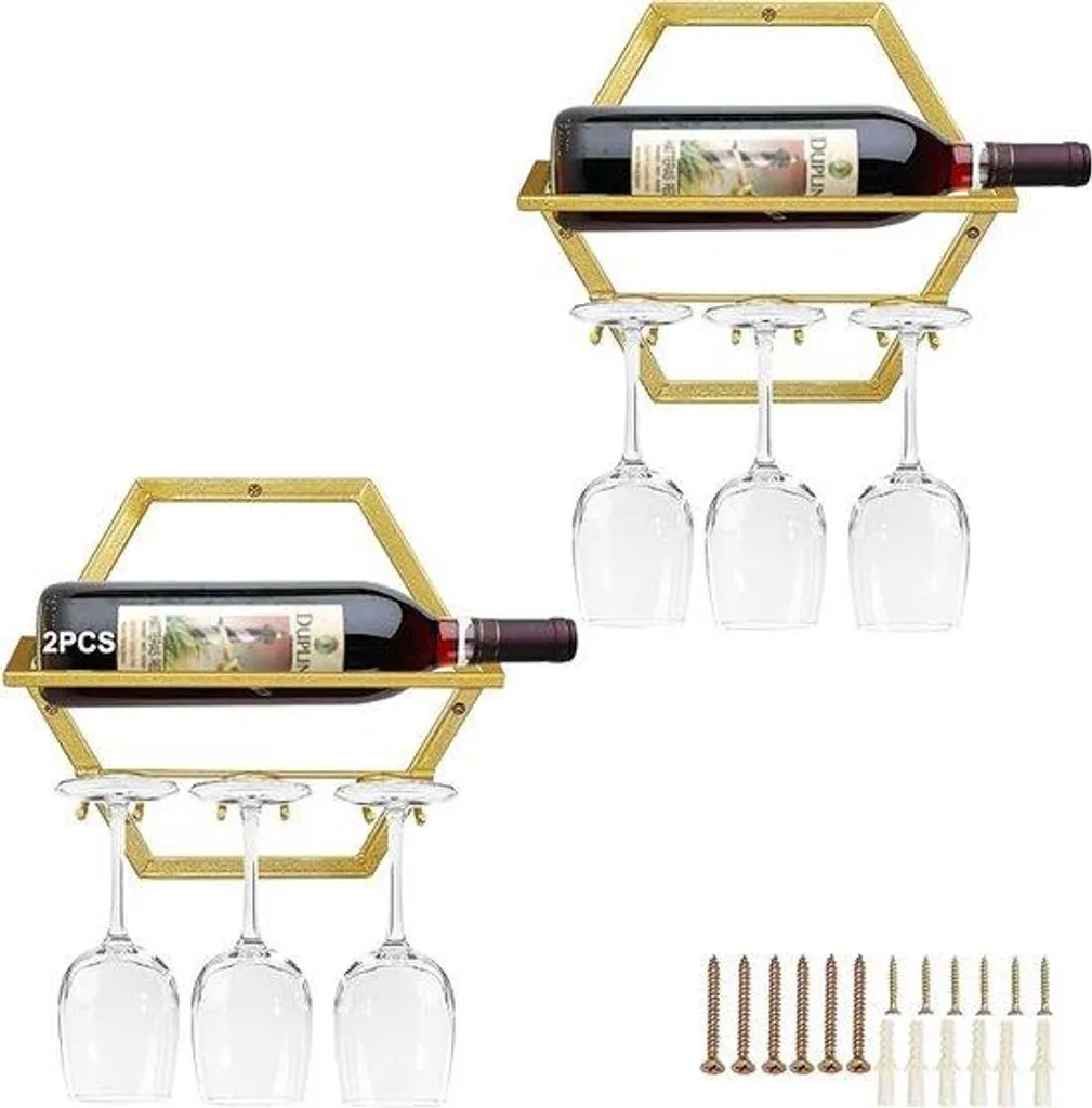 Range-bouteilles transparent en verre pour comptoir de bar moderne