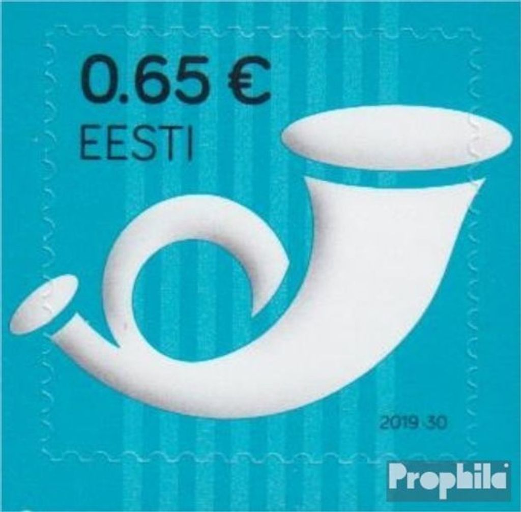 Briefmarken Estland 2019 Mi 880II postfrisch Posthorn