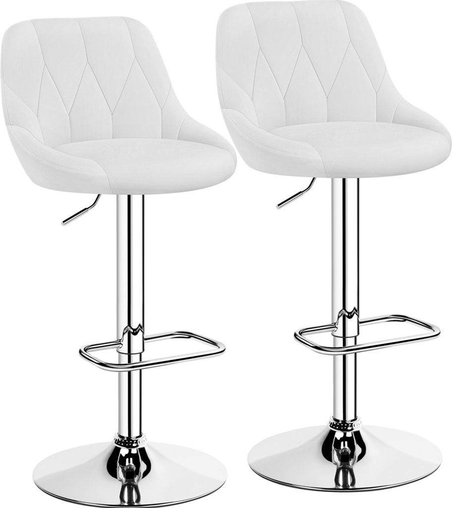 Yaheetech 2er Barhocker-Set Verstellbare Sitzhöhe 61,5 cm - Produktbild 
