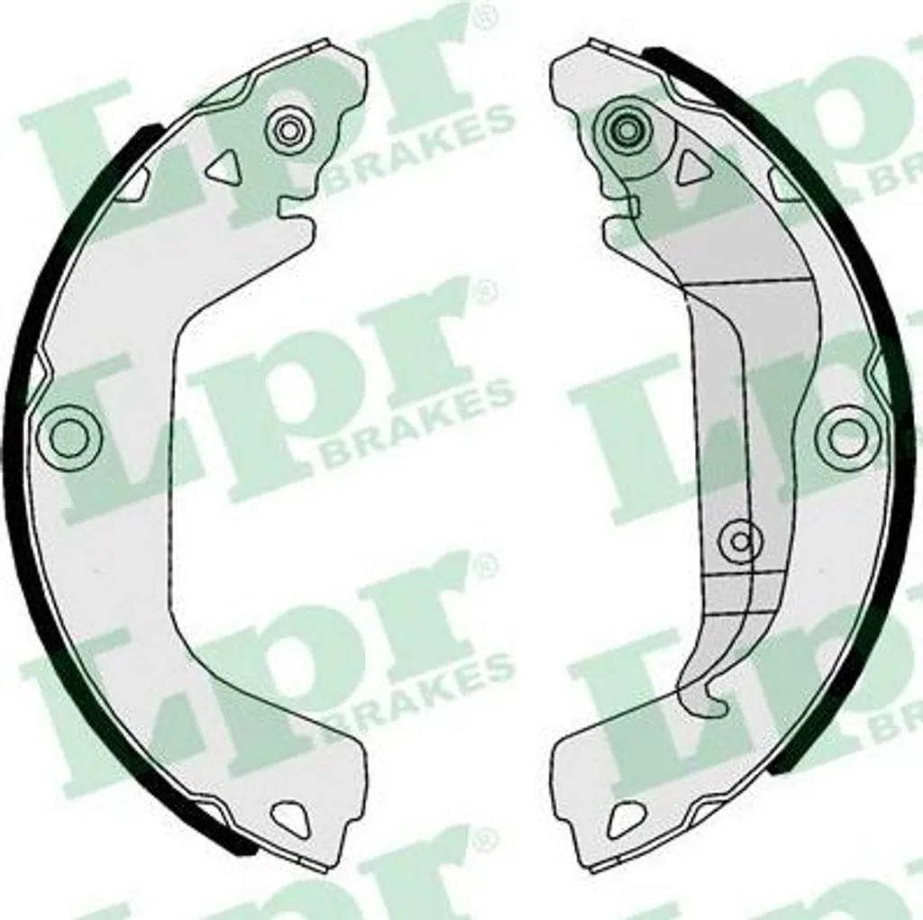 LPR 01112 Set ganasce freno OE 13381403 compatibile con Cruze