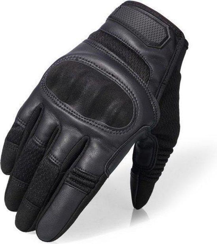 Motorhandschuhe - XL - Touchscreen - Schwarz - Schutz