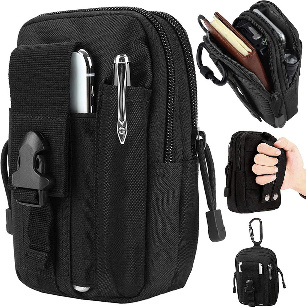 Verk 14392_CZ Taktische Gürteltasche schwarz Produktbild 