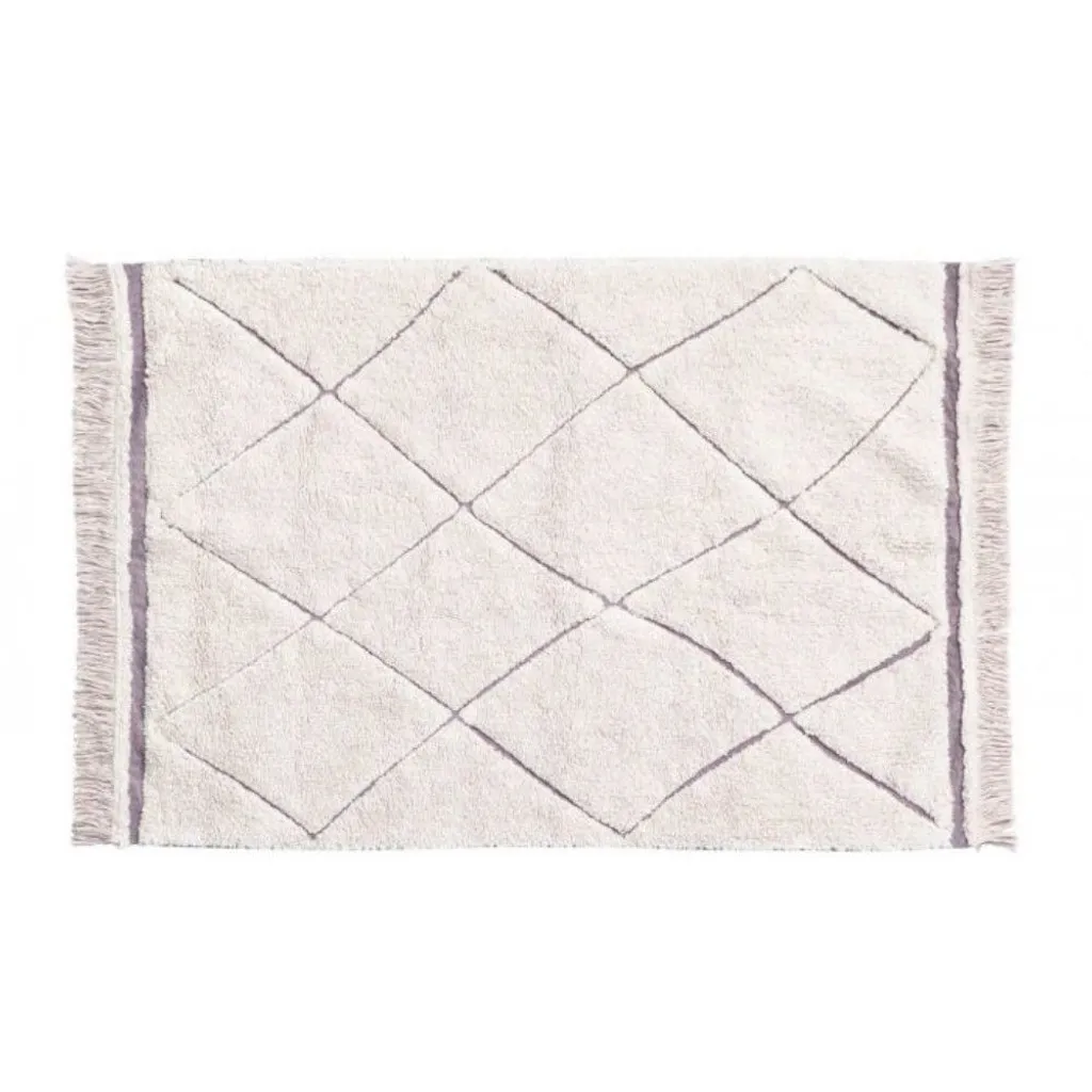Tapis en coton RugCycled Bereber 90 x 130 cm - Design éco-responsable