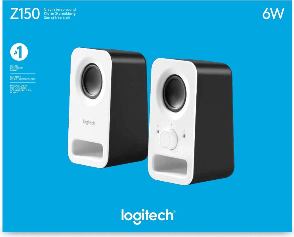 Logitech Z150 Głośnik biały Zdjęcie produktu 8