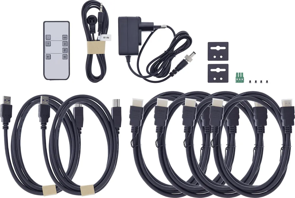 Switch KVM HDMI Double Écran 4K 60Hz InLine pour Partage Clavier et Souris - 5