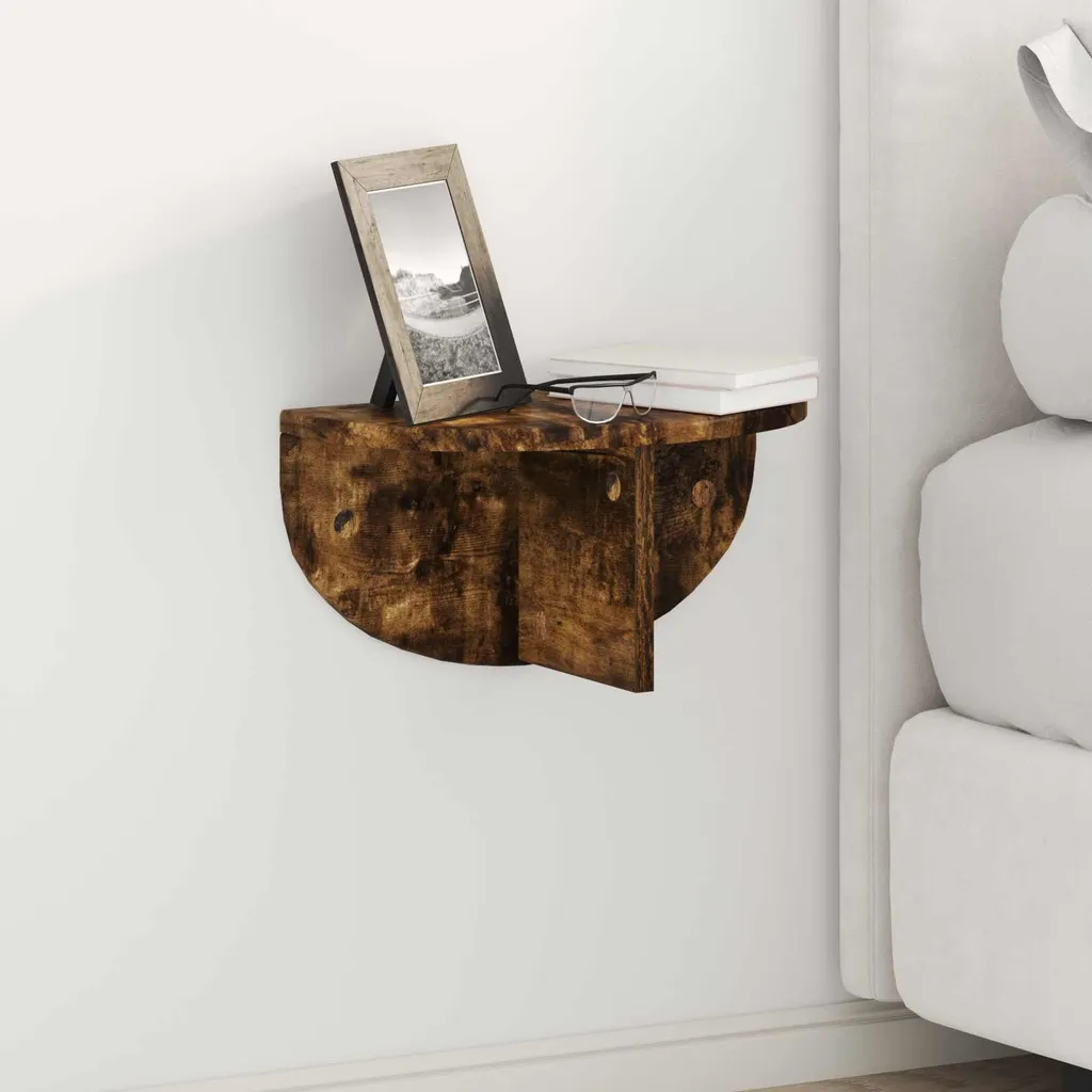 Mensola Ufficio SYFAX 38x19x19 cm | Rovere Fumé per Smart Working - 3