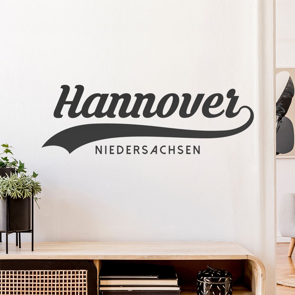 Hannover Niedersachsen Wandtattoo Wandaufkleber Wall Sticker - Dekoration, Küche, Wohnzimmer, Schlafzimmer, Badezimmer