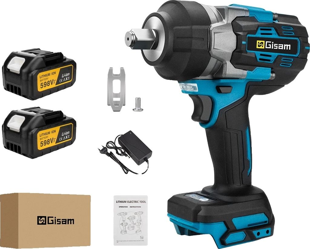 Elektrický rázový utahovák, krouticí moment 2800 N-m, Obrázek produktu 