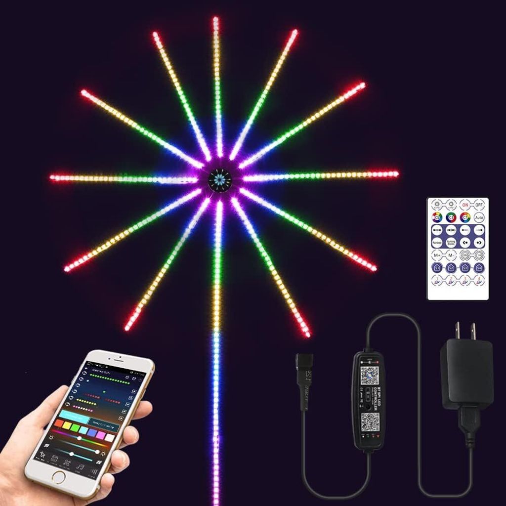 Interiérové LED svetlá s diaľkovým ovládaním – tvar Obrázok produktu 3