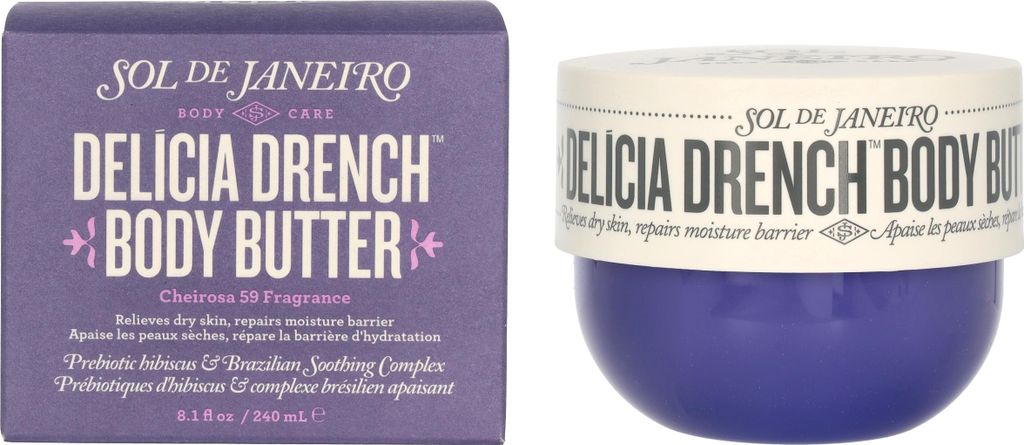 Sol de Janeiro Delí cia Drench Kö rperbutter 240ml Immagine del prodotto 
