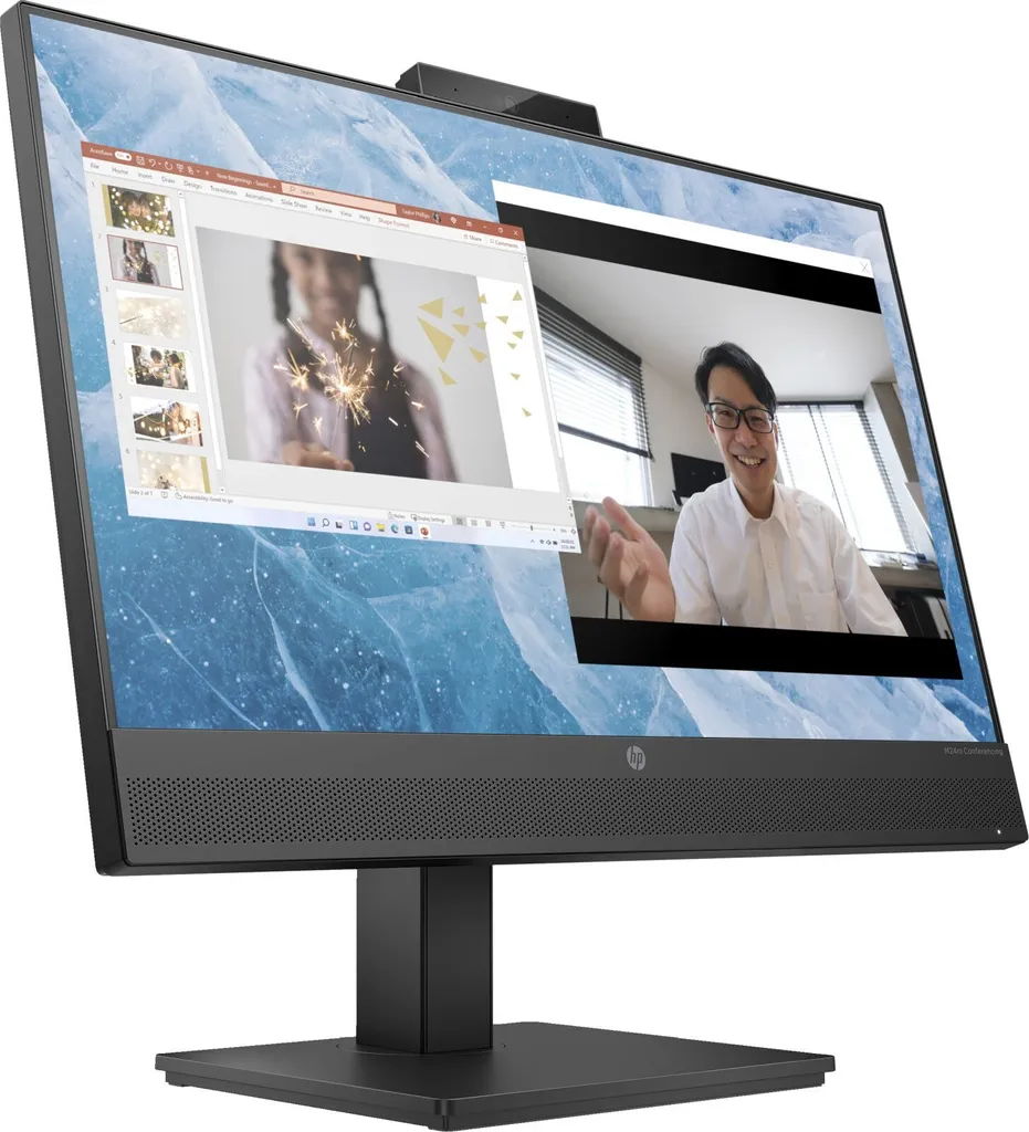 Moniteur de conférence HP M24m pour réunions d'équipe et visioconférence