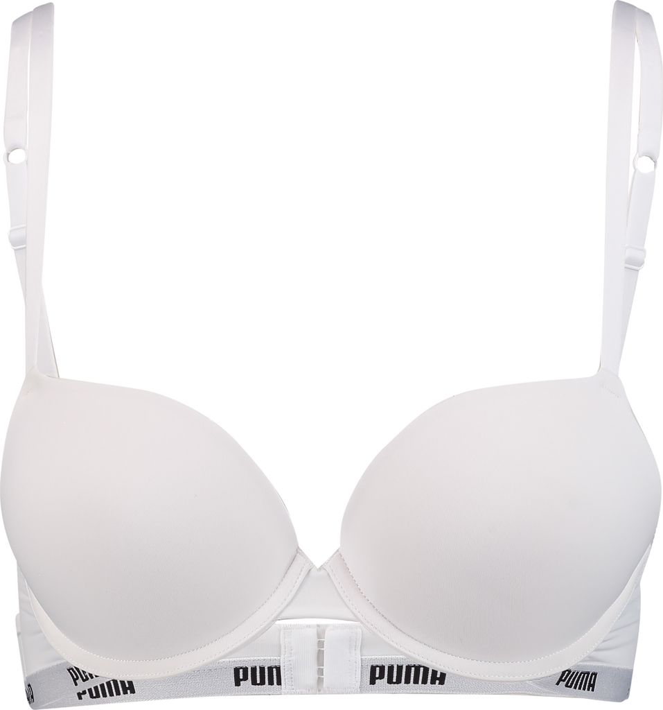 Puma Damen Women Bra Push-Up BH white