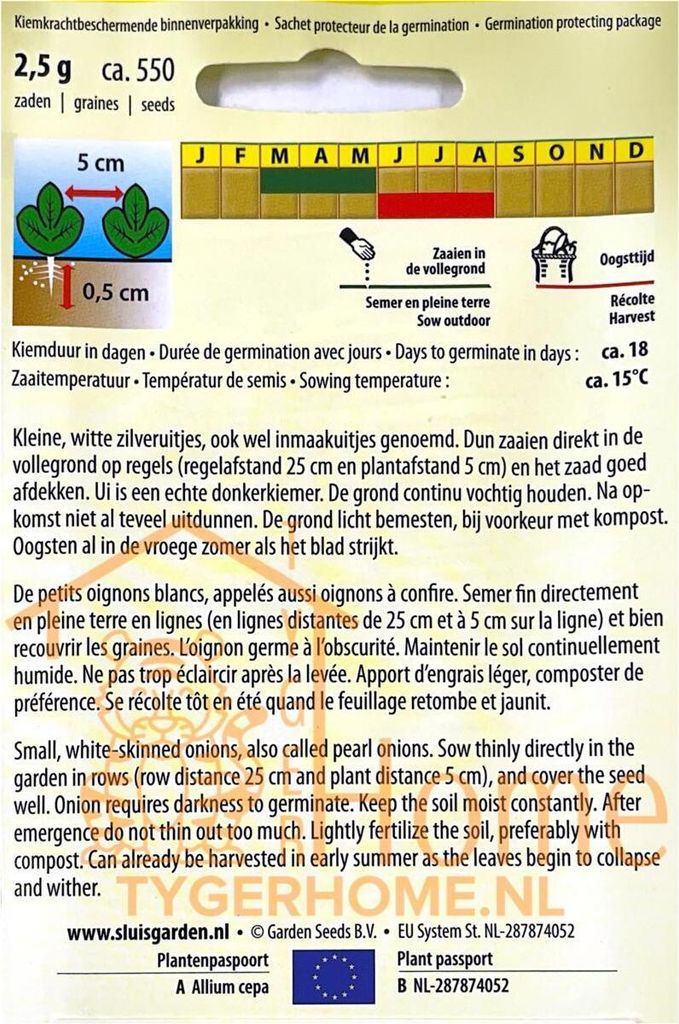 Perlzwiebel ‚de Barletta‘ Samen – 100 Stück Für Einmachzwiebeln & Salate
