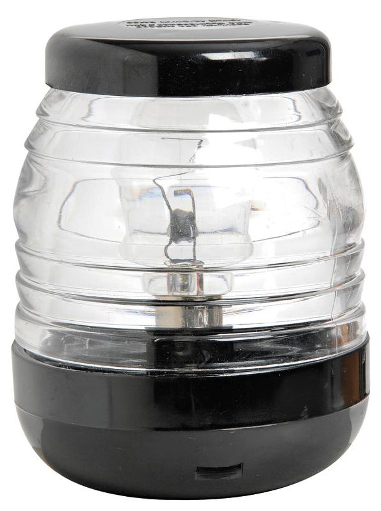 Klasyczna lampa masztowa 360° weiß/weiß Leuchte 12 V Osculati 11.135.01