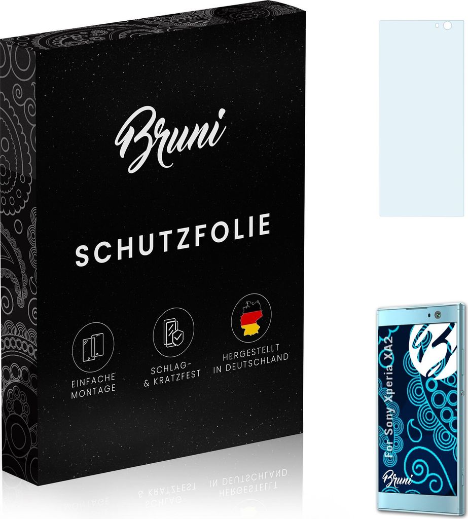 atFoliX 4061187804948, Sony, Xperia XA2, Kratzresistent, Transparent, 2 Stück(e)