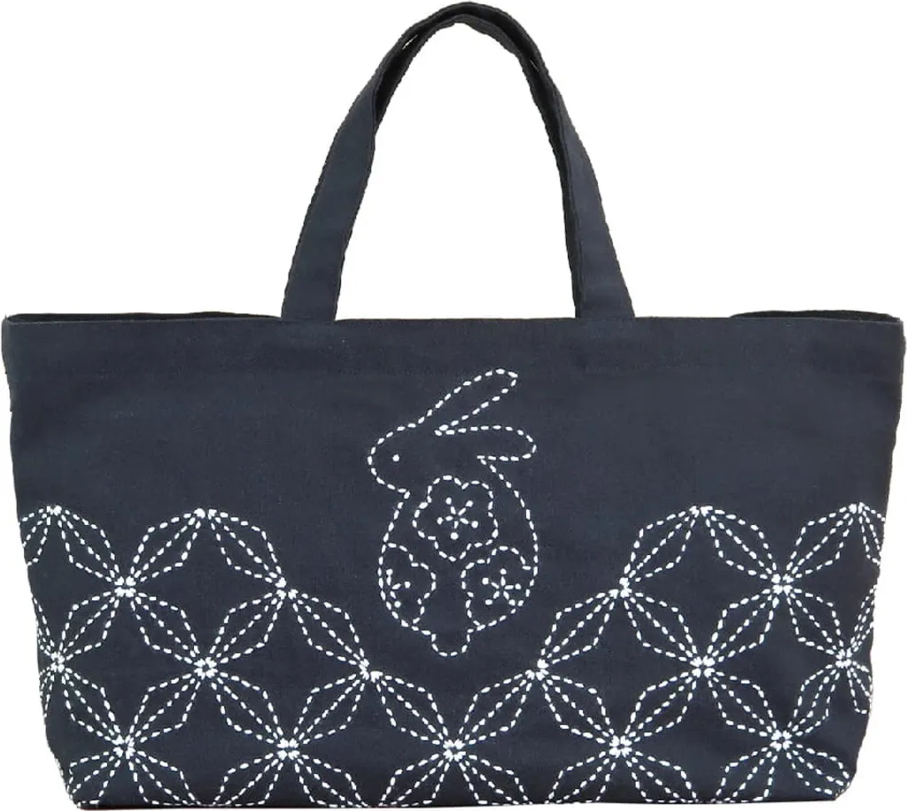 Olympus Kit Sashiko Mini Tote Bag - Borsa 22x42x10cm Stile Giapponese DIY