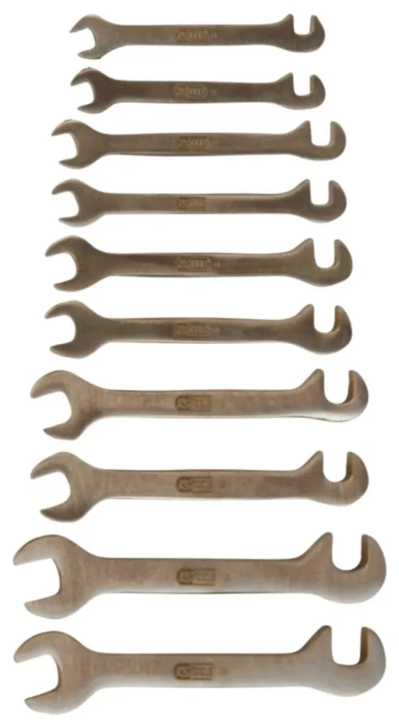 Évitez les étincelles avec le jeu de clés mixtes KS TOOLS 963.7131 10 pcs