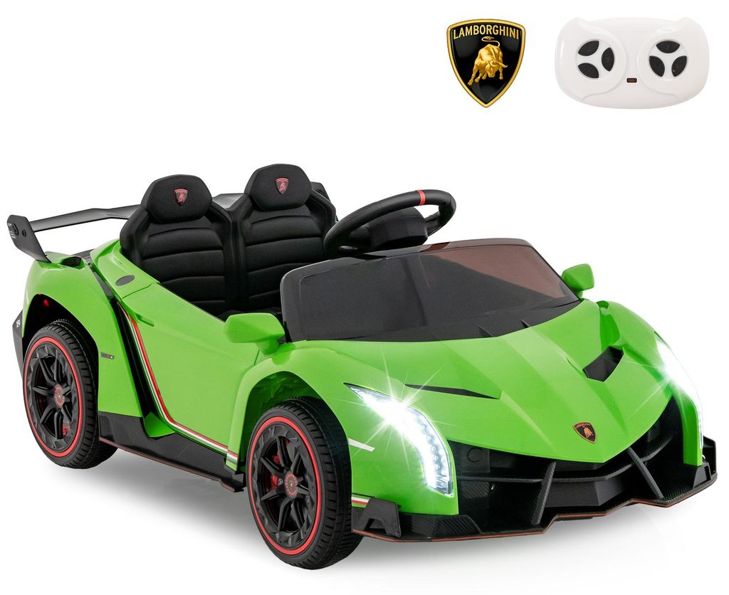 COSTWAY Auto elettrica Lamborghini, veicolo per bambini con Immagine del prodotto 