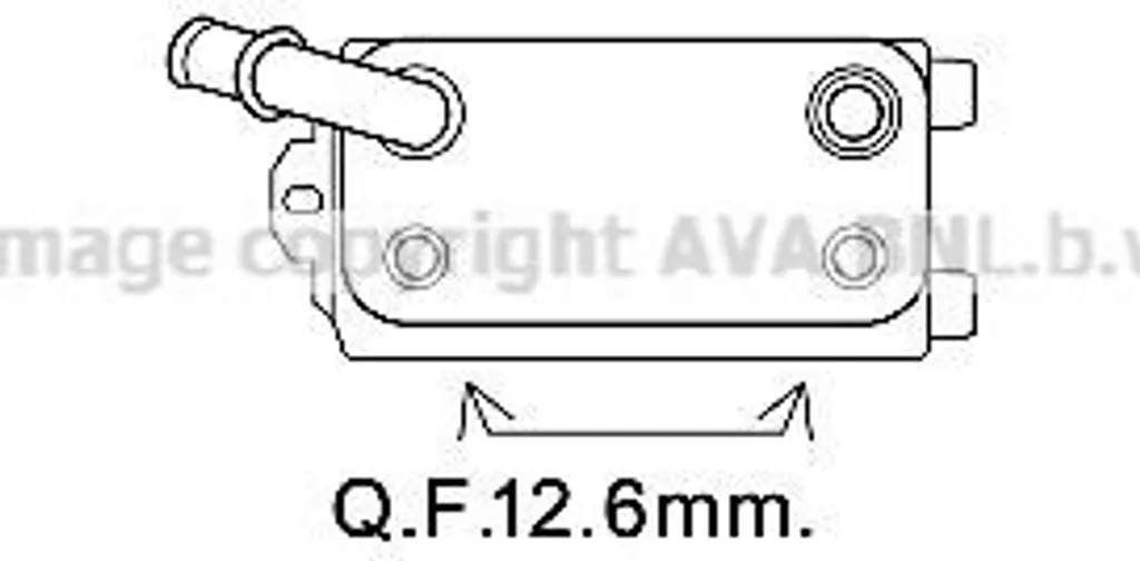Stop fuite huile moteur avec le radiateur PRASCO VO3170 - OE 1435668