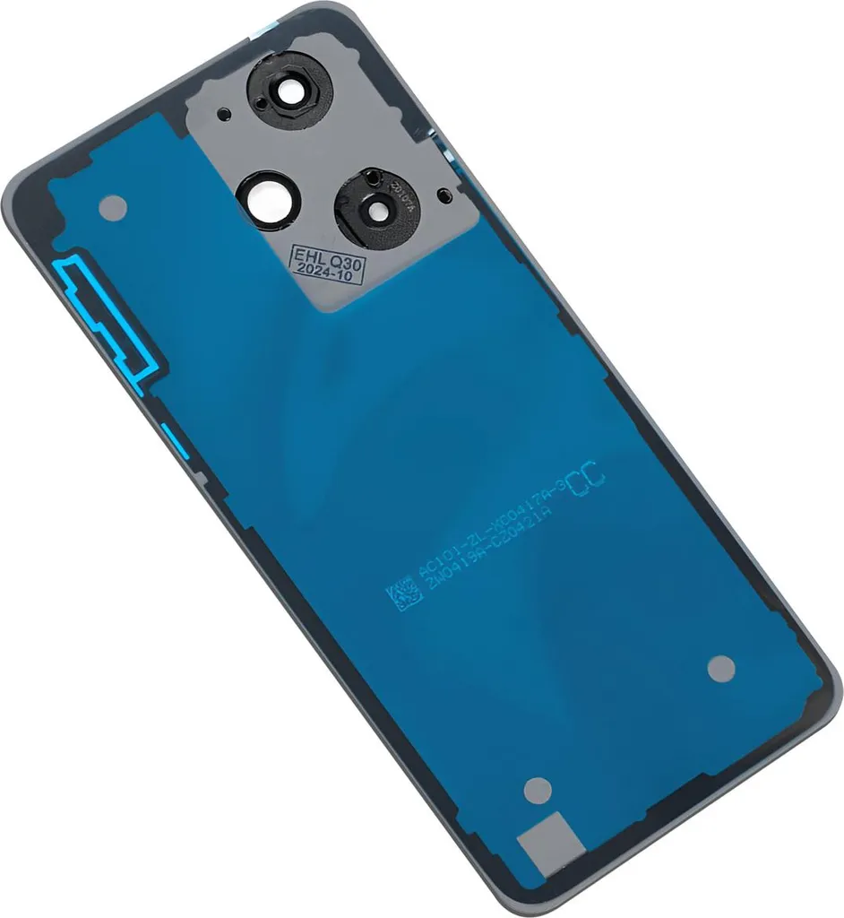 Couvercle batterie Oppo A79 Noir : solution adhésive pour vitre cassée - 2