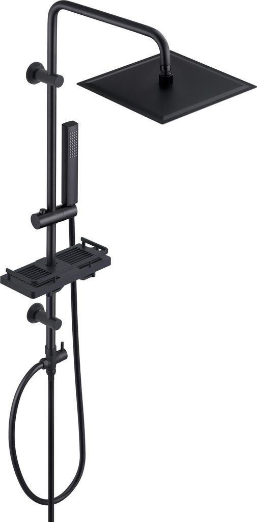 Regendusche Duschsystem mit Ablage, Edelstahl Duschset ohne Produktbild 