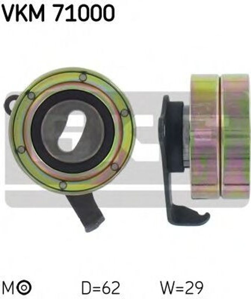 SKF VKM 71000 Spannrolle Zahnriemen für TOYOTA STARLET (P8) STARLET (P7)