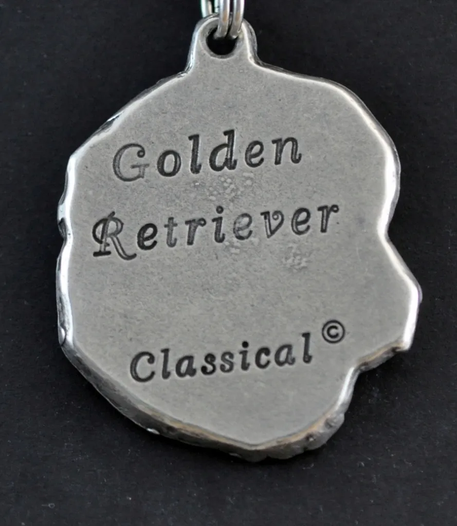Cadeau Idéal Passionnés de Chiens : Collier Golden Retriever Art-Dog
