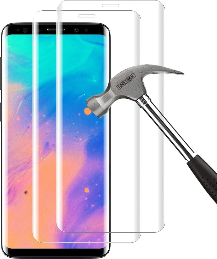 2x 9H Panzerglas für Samsung Galaxy S9 Solider Schutz resistent