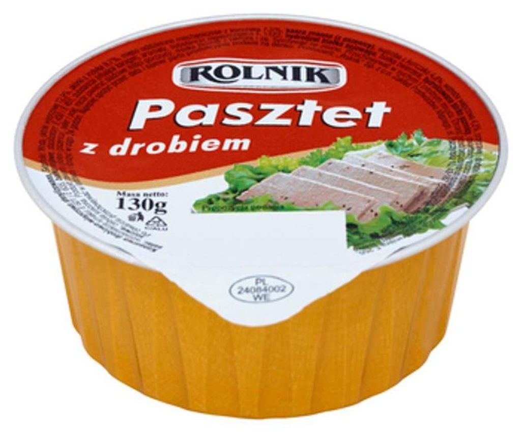 Pasztet Rolnik - Pasztet drobiowo-wieprzowy 130g Zdjęcie produktu 
