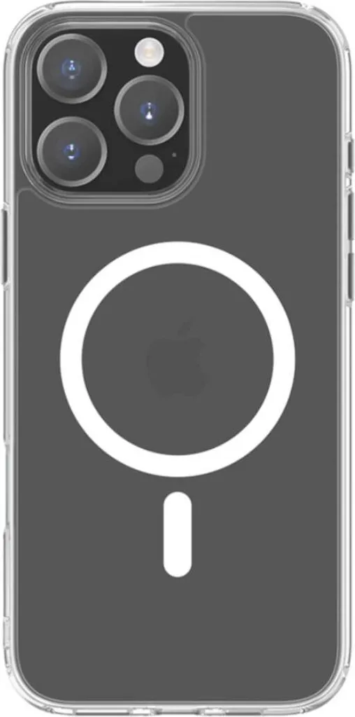 BENTOBEN Custodia Magnetica Per IPhone 16 Pro 6,3'' - Trasparente Opaco Con Anello Mag-Safe - Anti-Impronta, Antiurto, Sottile - Colore Rosa Brillante