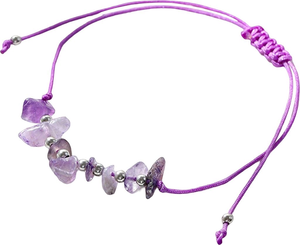 Damen-Armband, gewebt, dekorativ, unregelmäßig, Damen-Kunstkristallstein, Handkette, Armband, Schmuck für den täglichen Gebrauch-A