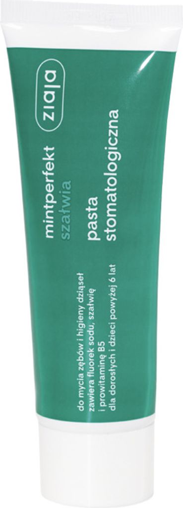 ZIAJA Provitamin B5 Sage Mint Toothpaste 75ml - Original Blitz DPD