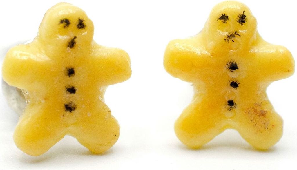 Lebkuchenmann Ohrstecker Miniblings Ohrringe Weihnachten Lebkuchen
