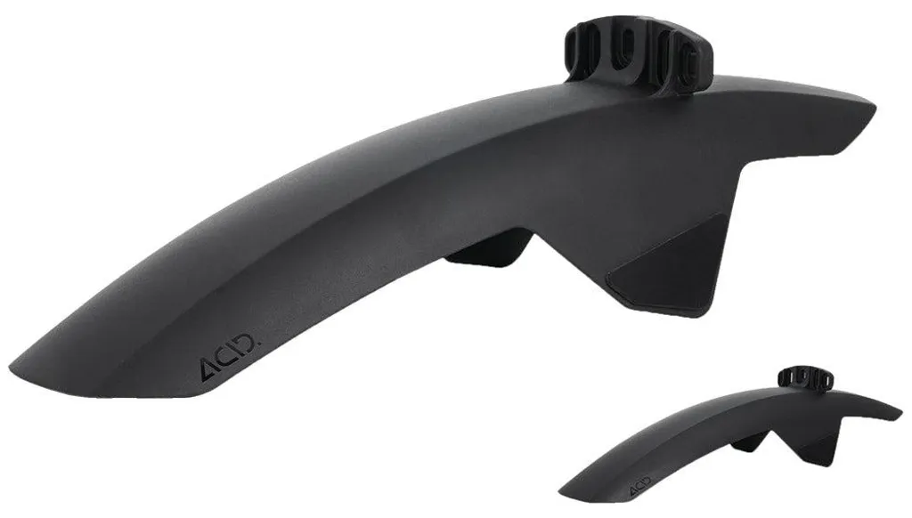 Garde-boue avant Acid Mud Shield argenté pour vélo de montagne