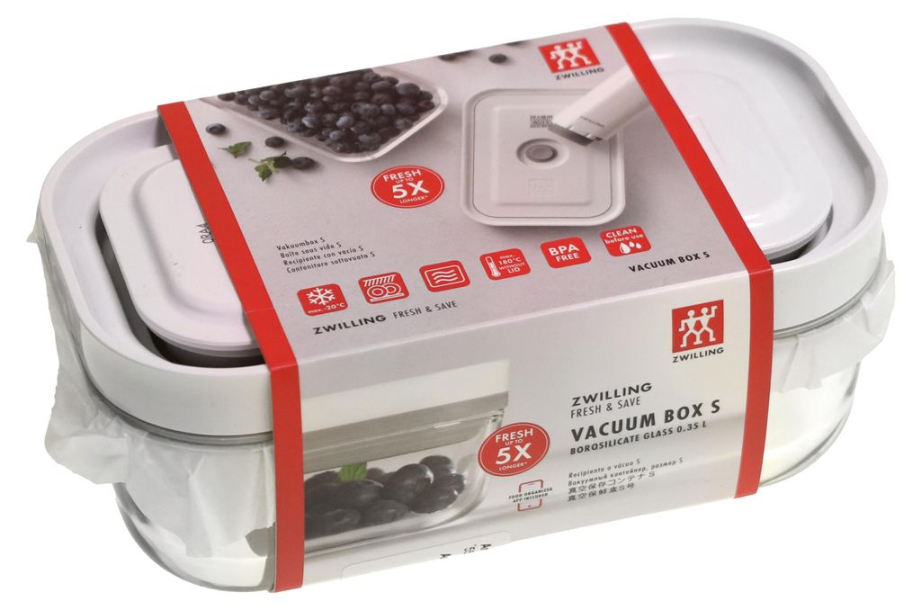 ZWILLING 36803-100-0, Box, Rechteckig, 0,35 l, Grau, Glas, Produktbild 