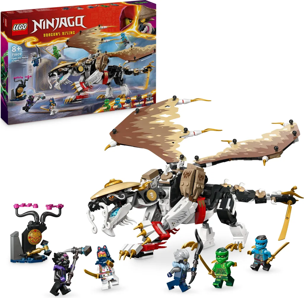 LEGO Ninjago 71809 Egalt le Maître Dragon - Set de Construction Ninja