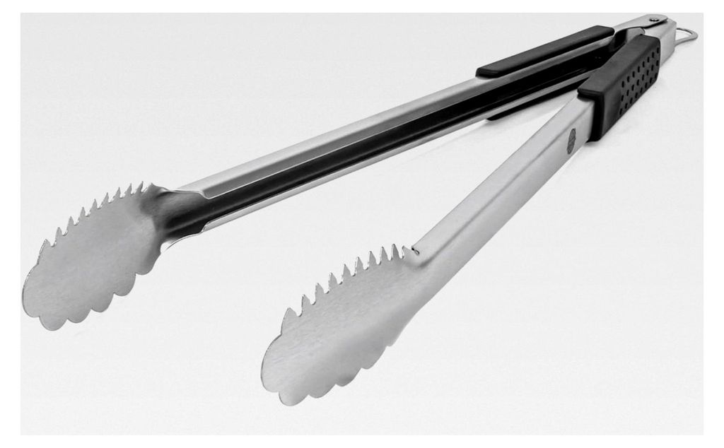 Grillzange, 50,8 cm, lang und robust für das Grillen, hitzebeständige Griffe, Edelstahl, geeignet für Grill, Outdoor-Küche und Zubereitung von ...