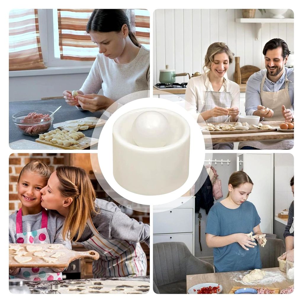 Ravioli-Presse – Teigmaschine für Rollenteig, Ravioli, Sandwiches, Kuchen, Gebäck und traditionelle Leckereien für Zuhause und Gastronomie
