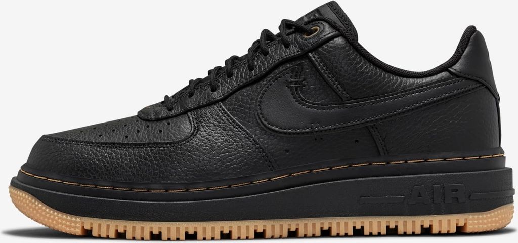 Nike Air Force 1 Low Luxe "Black Gum" Schwarz, Größe: 39 Produktbild 