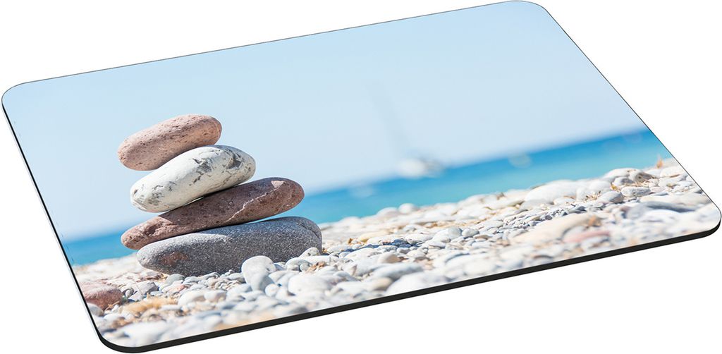 PEDEA Design Mauspad 35 x 26 cm, Stacked stones