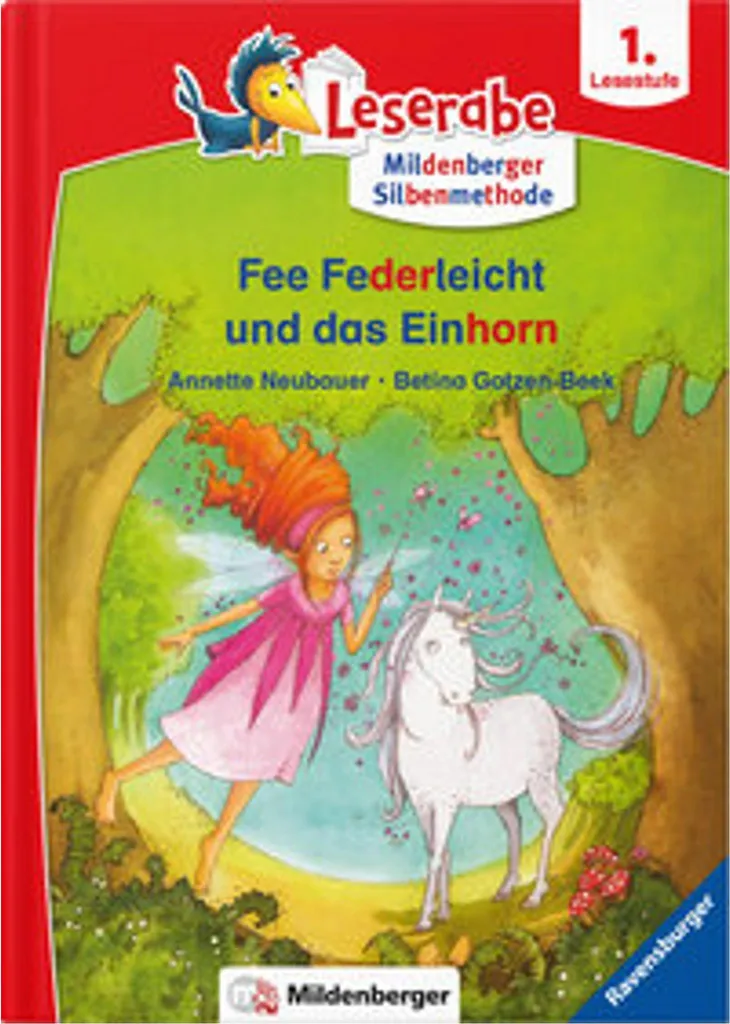 Apprendre à Lire sans Stress : Livre Fee Federleicht und das Einhorn