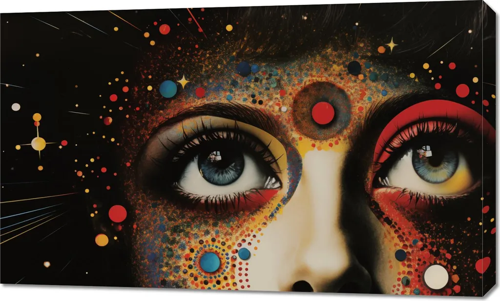 Tableau Déco Galaxie en formation 100x60 cm - Décoration Murale XXL